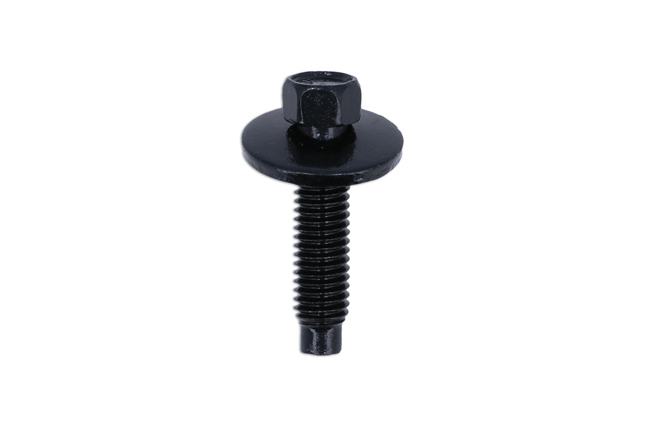Connect 30089 Black Hexagon Head Body Screw With Washer 5pc