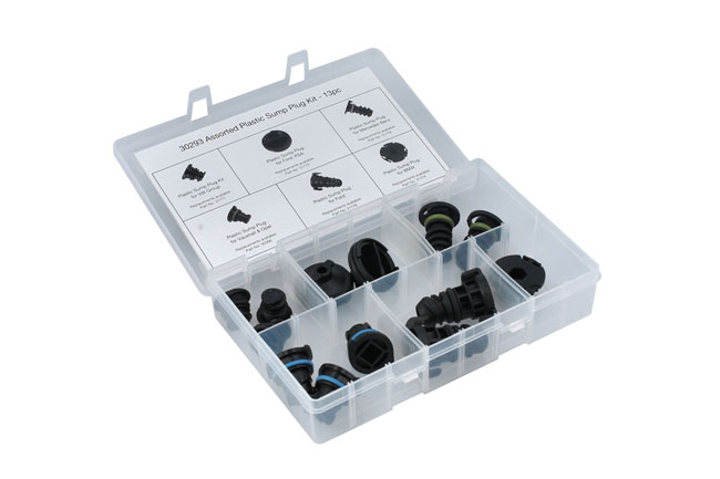 Connect 30293 Assorted Plastic Sump Plug Kit - 13pc