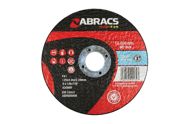 Laser Tools 32052 Abracs Flat Cutting Discs 125mm x 3.0mm 10pc