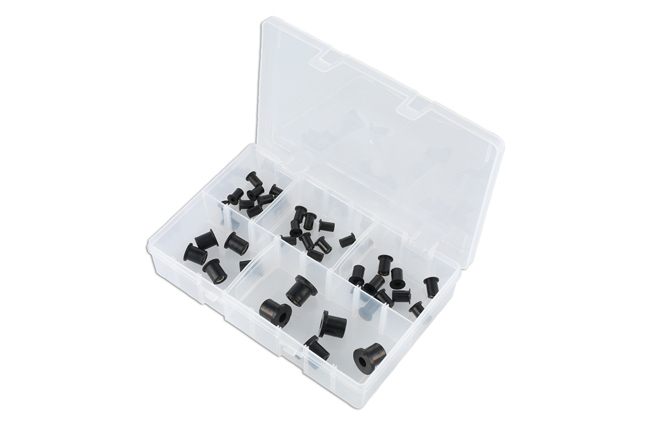 Connect 32452 Assorted Rubber Nut Insert Set 40pc