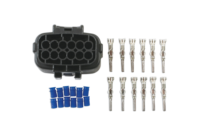 Laser Tools 37544 AMP Econoseal J Series 12 Pin Male Connector Kit 52pc